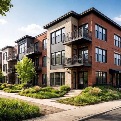 multifamily real estate investing property with multiple rental units in an urban market